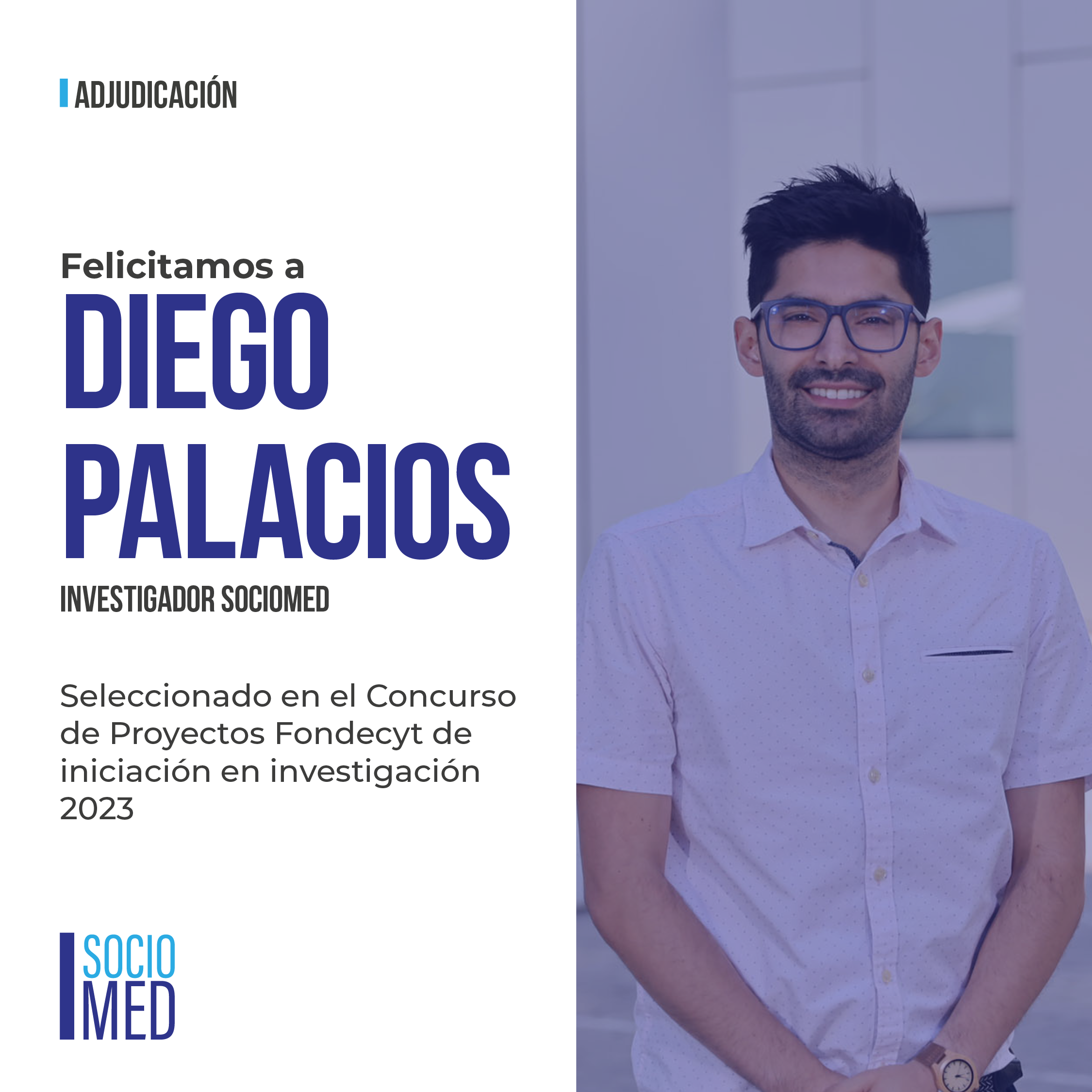 Diego Palacios investigador sociomed proyecto fondecyt